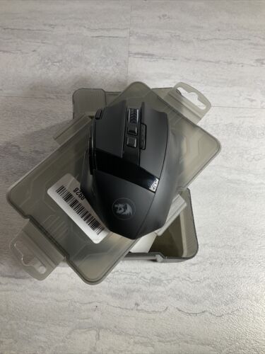 Redragon M801 PC Gaming Mouse LED RGB Backlit MMO 9 Programmable Buttons BLACK (6922810949815)